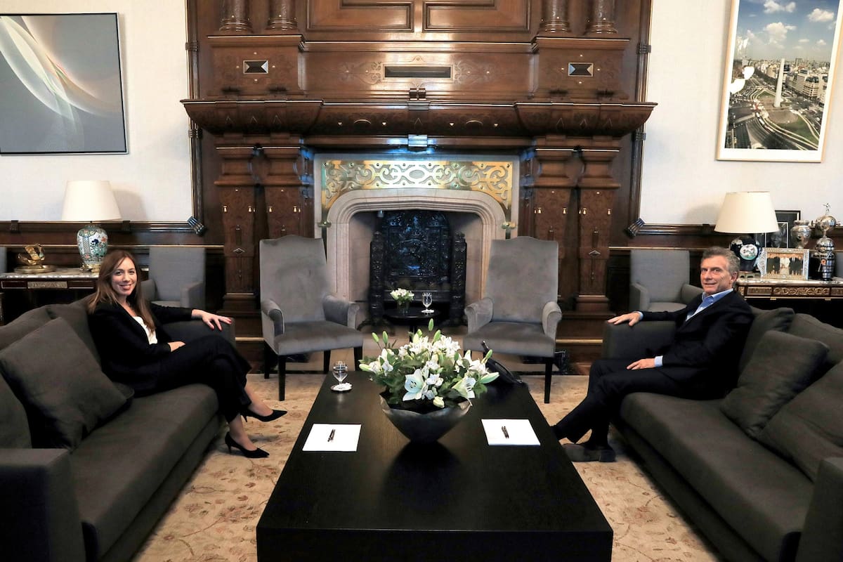 Vidal y Macri dialogaron casi una hora y media en el despacho del Presidente