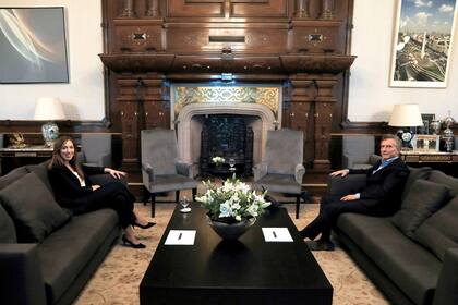 Vidal y Macri dialogaron casi una hora y media en el despacho del Presidente