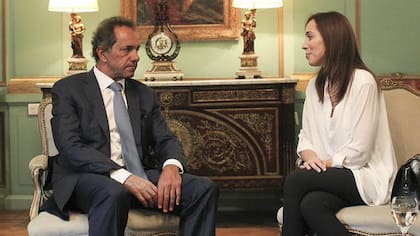 Vidal y Scioli buscan una transición ordenada