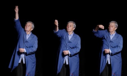 Video de la croata Neli Ružić, en la muestra “Los gestos del trabajo”, en el Espacio Cultural San José, Uruguay, KM 171 de Bienalsur