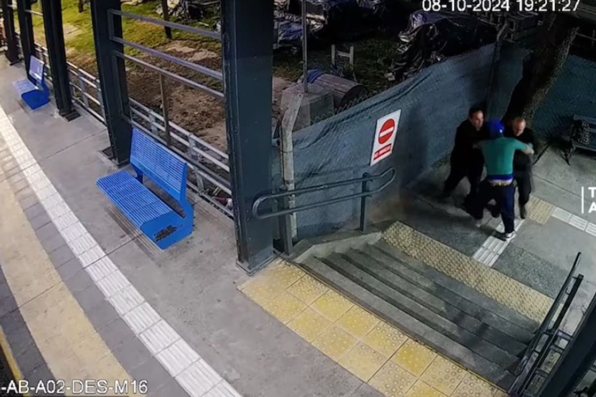 Video. Lo atraparon en Aldo Bonzi: prófugo detenido tras ser detectado por cámaras del tren