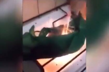 Para mostrar desacuerdo con su hija, una madre jujeña prendió fuego su pañuelo verde