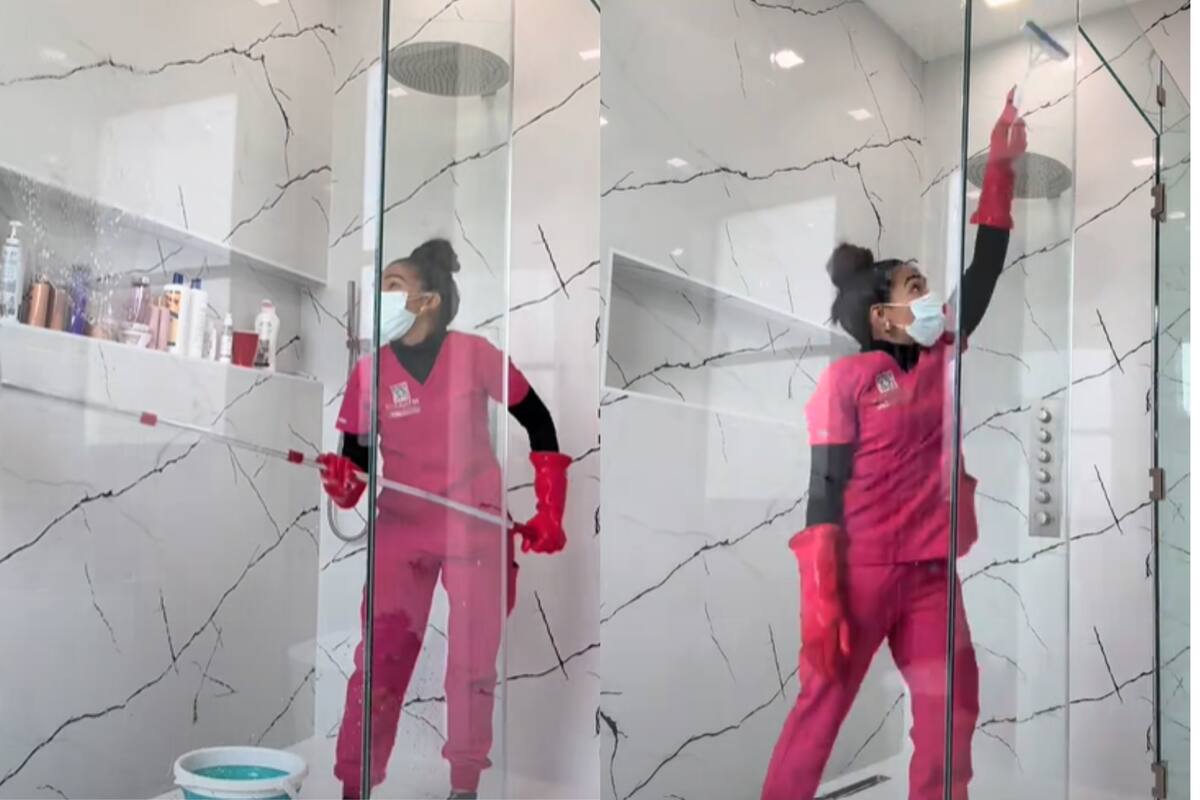 Videos virales de limpieza se convirtieron en la guía práctica para esta mujer que inició sus negocios sin experiencia previa