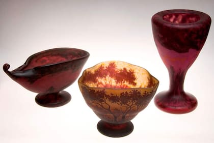 Vidrios Art Nouveau, Emile Galle, fin del siglo XIX