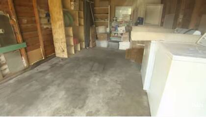 Viejo interior del garage. Imagen: HGTV