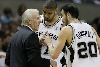 Popovich invitó a Ginóbili y a Duncan a un campus para entrenadores