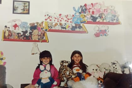 Viene de familia: de chica, con su hermana, tenía el cuarto lleno de peluches,sin saber que estaban creando el hábito de la acumulación.
