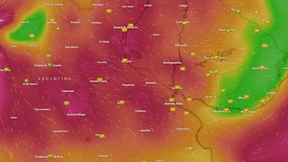 Vientos y lluvia: así se espera el clima para el domingo 30 de agosto en el centro del país