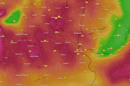 Vientos y lluvia: así se espera el clima para el domingo 30 de agosto en el centro del país