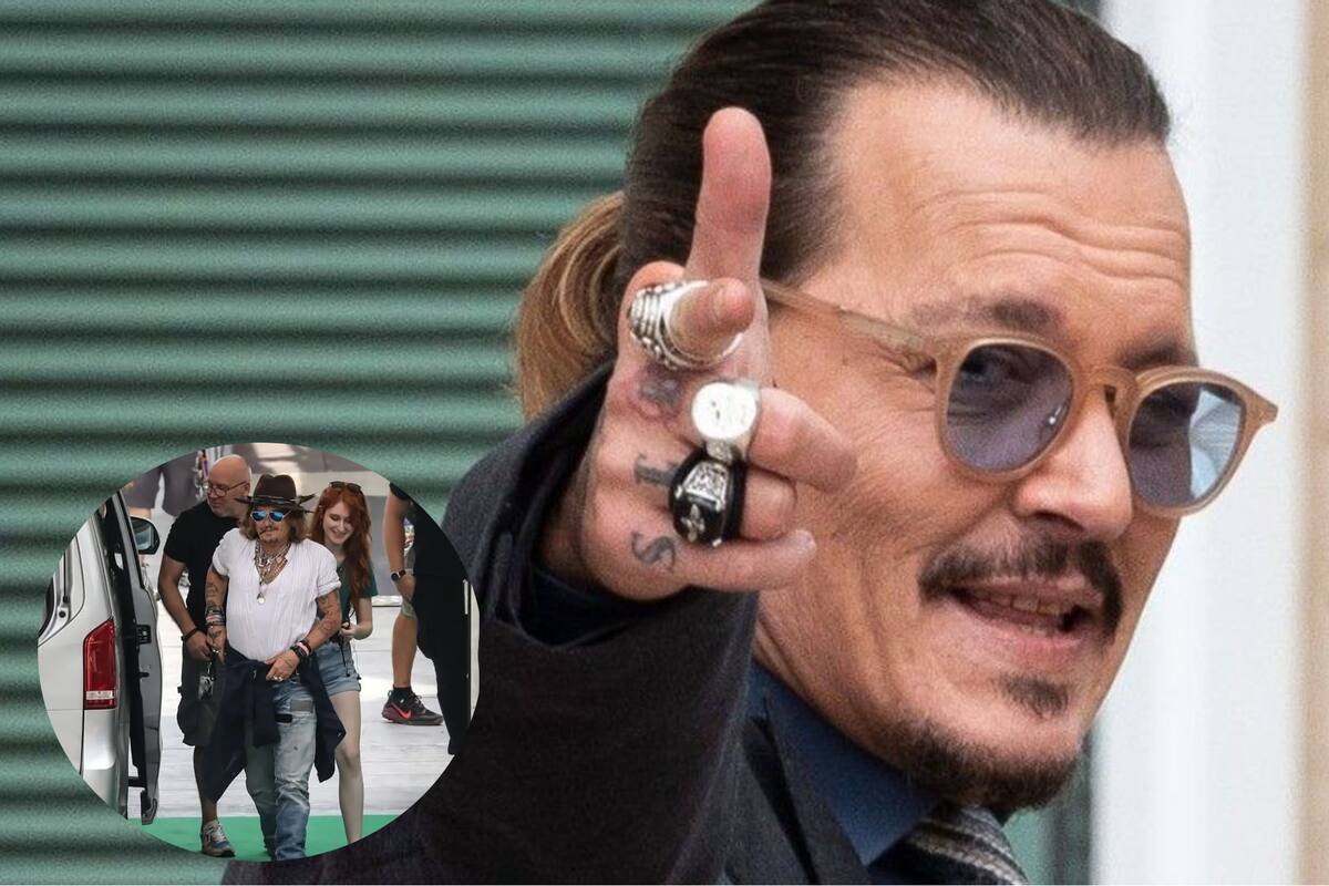 Vieron a Johnny Depp con una mujer y pensaron que era su pareja