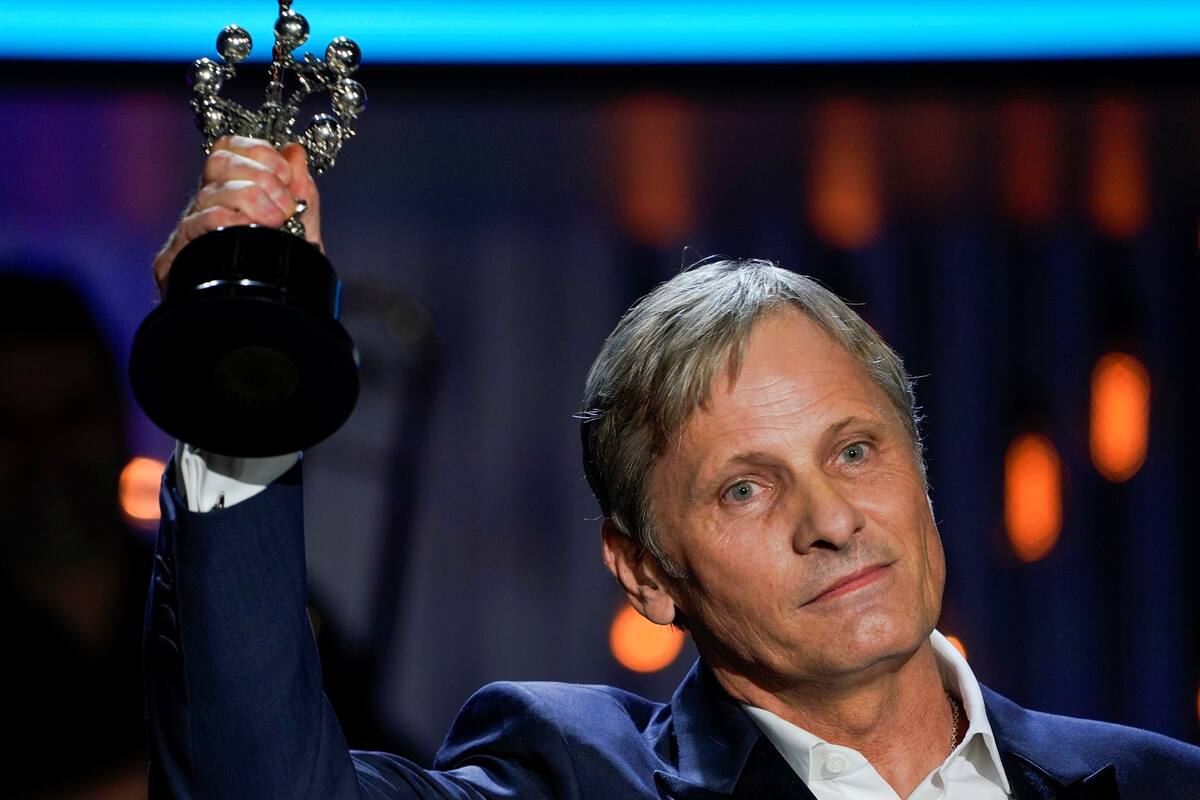 Viggo Mortensen recibe el Premio Donostia a la Trayectoria, en el Festival de Cine de San Sebastián
