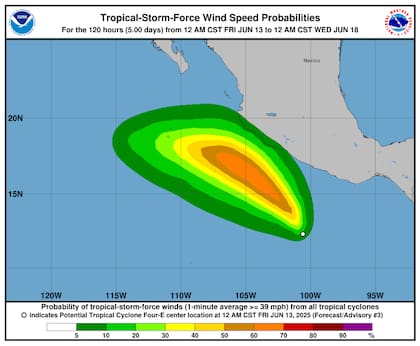 Vigilancia de tormenta tropical activa desde Tecpan de Galeana hasta Manzanillo; podría extenderse por la costa mexicana