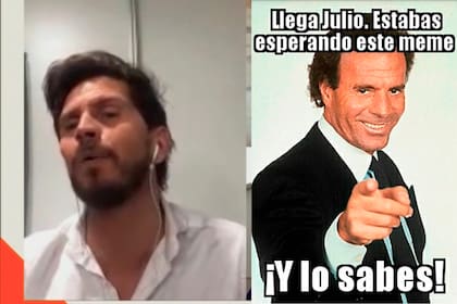 Vignolo, harto de los memes sobre "Julio" Iglesias