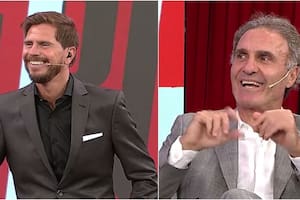 Vignolo y Ruggeri se divirtieron en vivo con una broma. Crédito: Captura