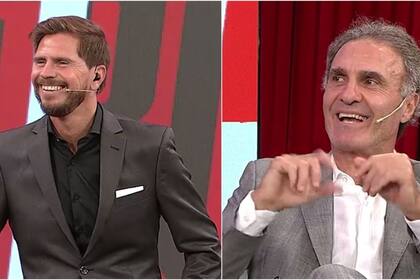 Vignolo y Ruggeri se divirtieron en vivo con una broma. Crédito: Captura