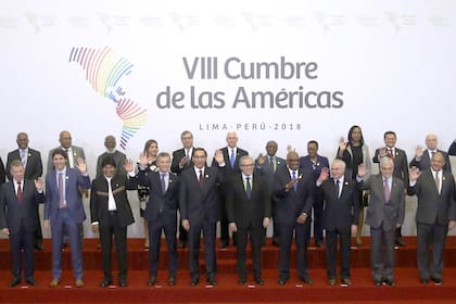 A último momento, Donald Trump se bajó de la Cumbre de las Américas en Lima, Perú, en 2018