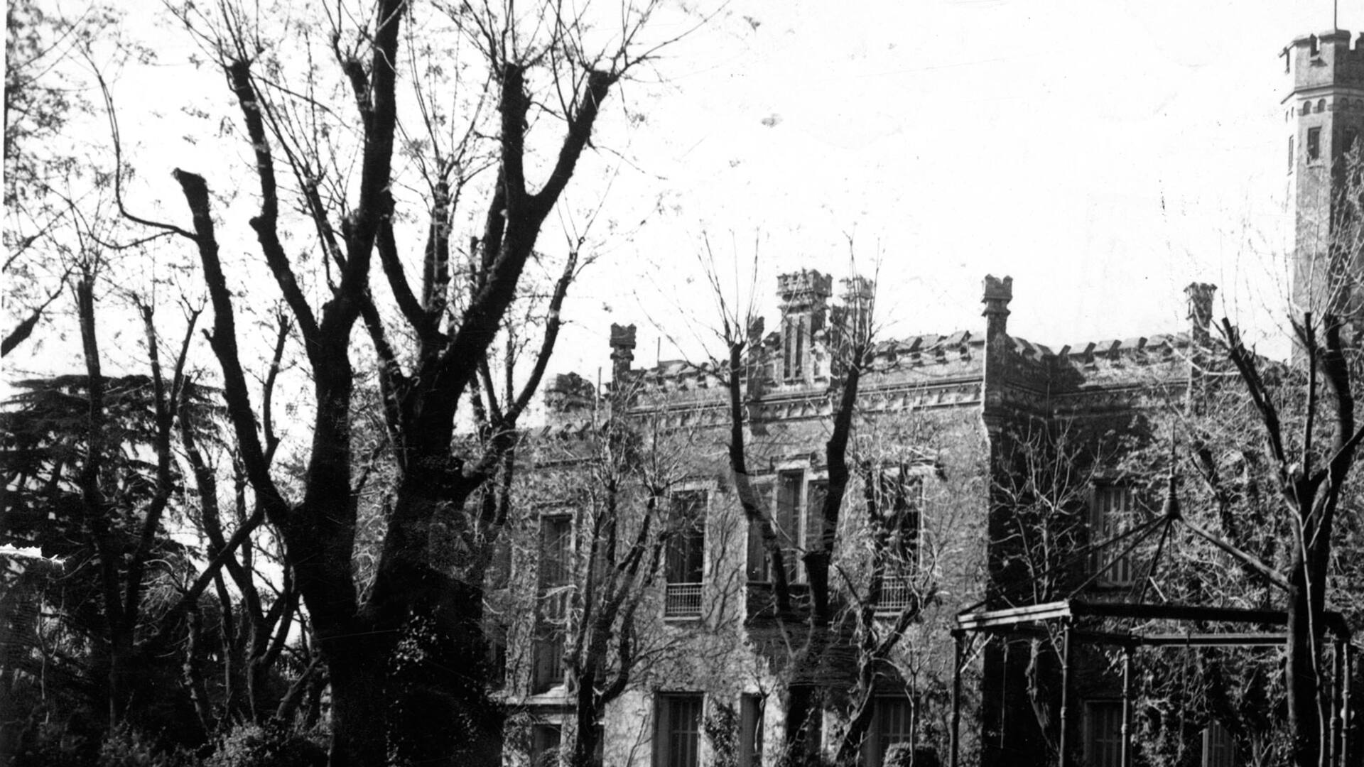 Las torretas de Villa Ombúes, bien al estilo de un castillo, tal como le gustaba a Tornquist, su propietario