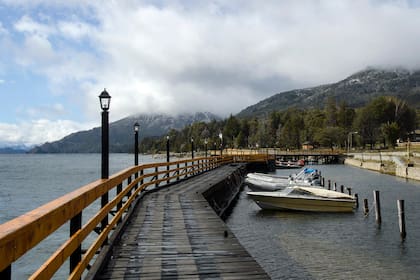 El amarradero de Villa Traful