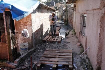Villa Azul, uno de los barrios en los que podrían financiarse obras