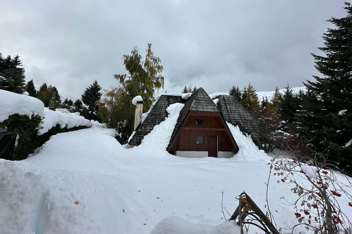 Villa Catedral, bajo la nieve