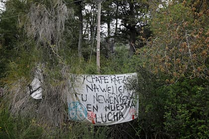 Villa Mascardi. Terrenos usurpados por la Comunidad Mapuche la RAM (Resistencia Ancestral Mapuche).