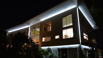 Villa Planchart de noche