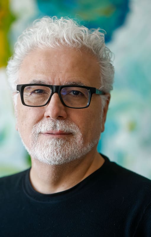Villarruel recibió a LA NACION para hablar de Aire, propuesta autobiográfica que no elude el soporte audiovisual