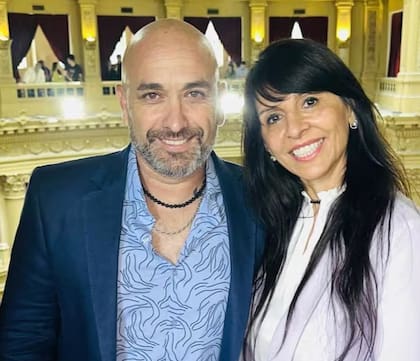 Villaverde con Claudio Ciccarelli, primo y presunto testaferro de Fred Machado