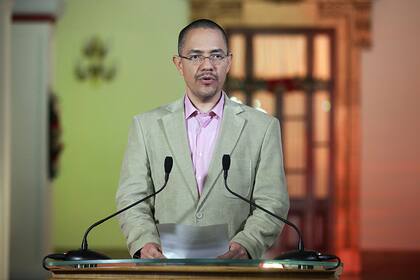 Villegas leyó el último parte médico de Chávez en cadena nacional