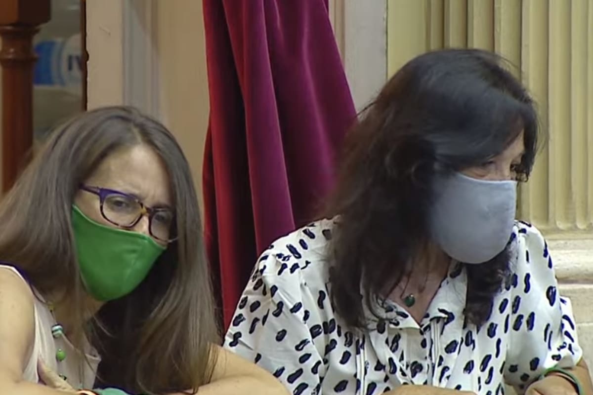 Vilma Ibarra y Elizabeth Gómez Alcorta