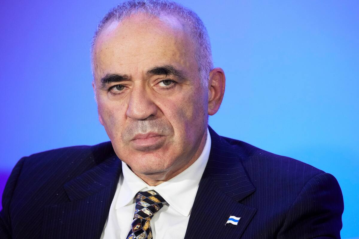 El excampeón mundial de ajedrez, Gary Kasparov