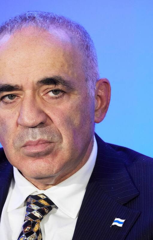 El excampeón mundial de ajedrez, Gary Kasparov