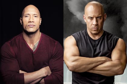 Vin Diesel y Dwayne "The Rock" Johnson
díptico