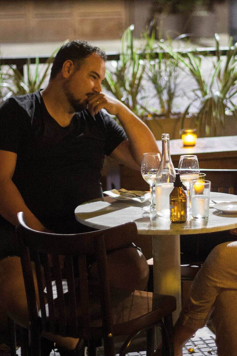 Vini, en el barrio de Palermo.