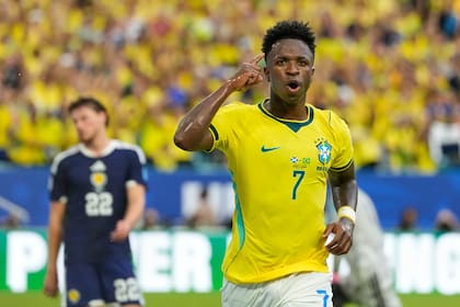 Vinicius Jr. anotó en tres de los cuatro partidos de Brasil en el Mundial 2026