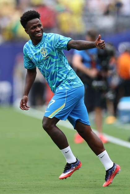 Vinicius Junior, titular en Brasil