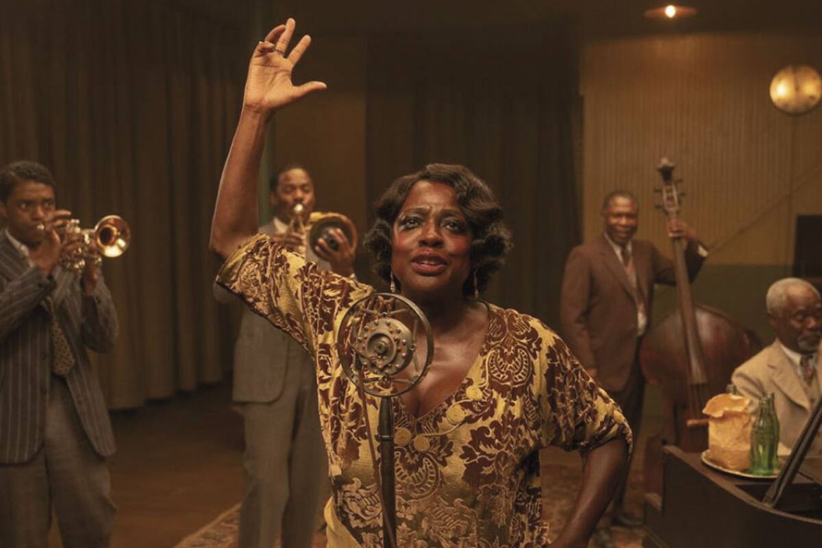 Viola Davis, candidata por su personificación de una pionera del blues.