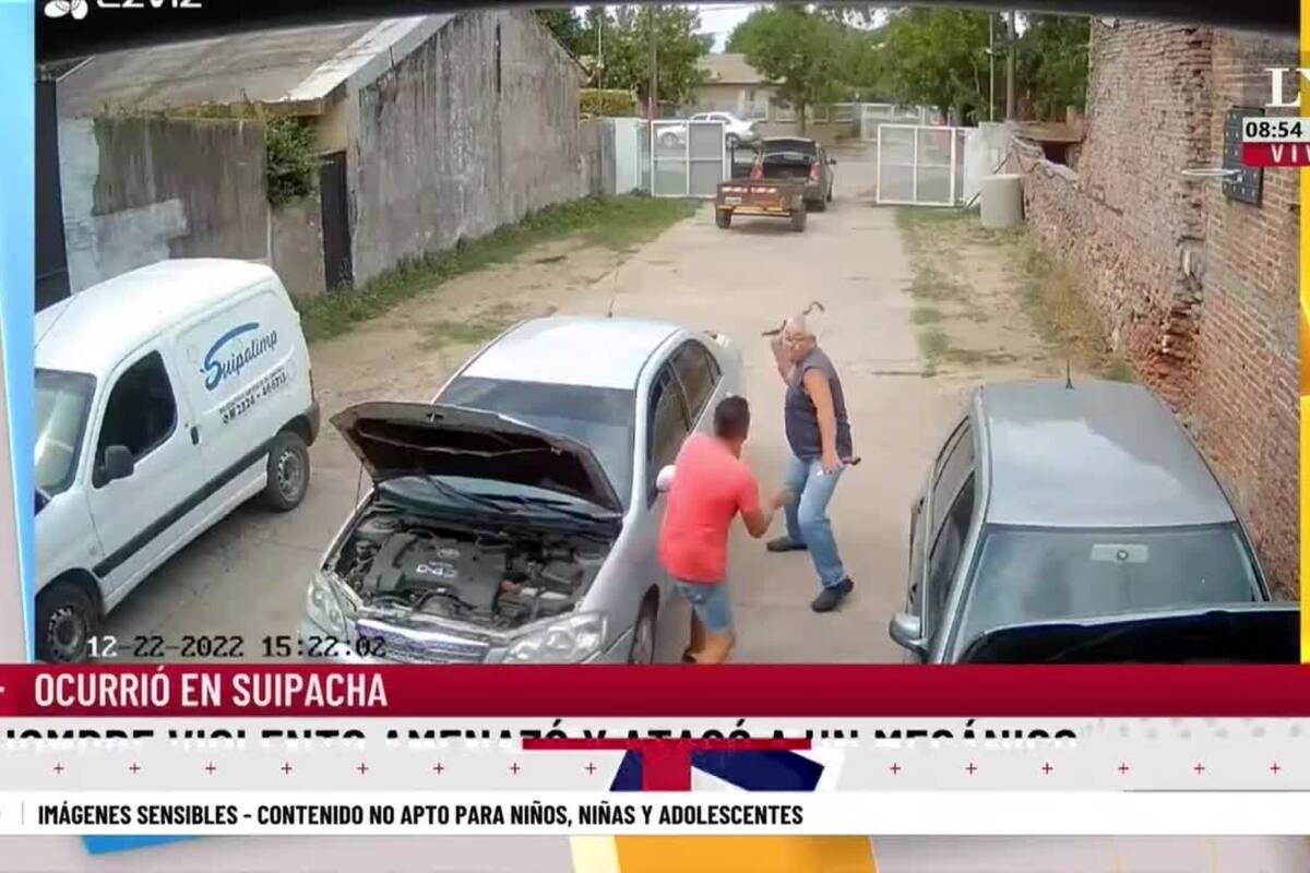 Violencia en Suipacha: no le gustó cómo le arregló el remolque y atacó al mecánico con un arma y un fierro