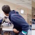 El video del momento en que un alumno de 17 años ataca a su profesor y le fractura la mandíbula de una trompada en Tandil