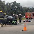 Chocaron un auto y una moto en la ruta 2: murieron dos hombres