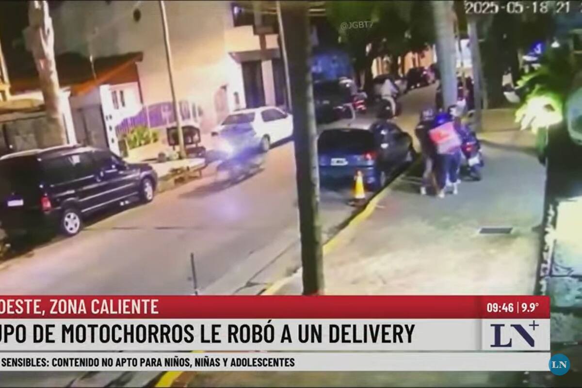 Violento asalto a un repartidor en Zona Oeste.
