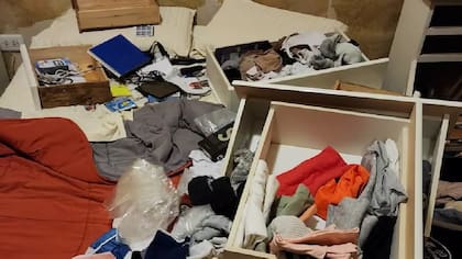 Así dejaron delincuentes la vivienda de un periodista de La Plata luego de entrar a robar