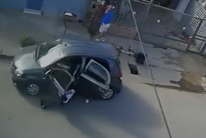 Violento robo de un vehículo en La Matanza