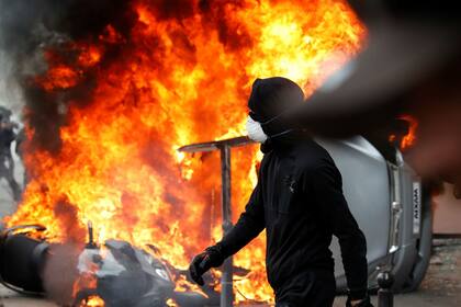Violentos choques en París