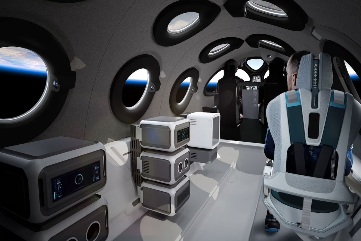Virgin Galactic presentó el interior de su nave SpaceShip2, que ofrecerá vuelos espaciales