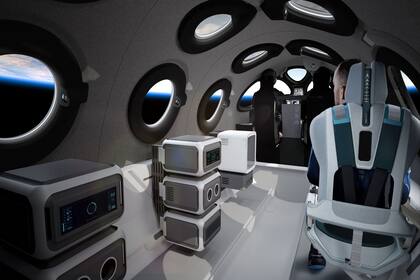 Virgin Galactic presentó el interior de su nave SpaceShip2, que ofrecerá vuelos espaciales