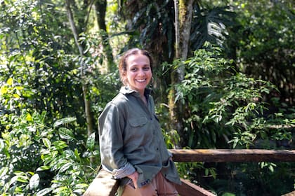 Virginia Criado, gerente del lodge y coordinadora de la reserva desde 2018.