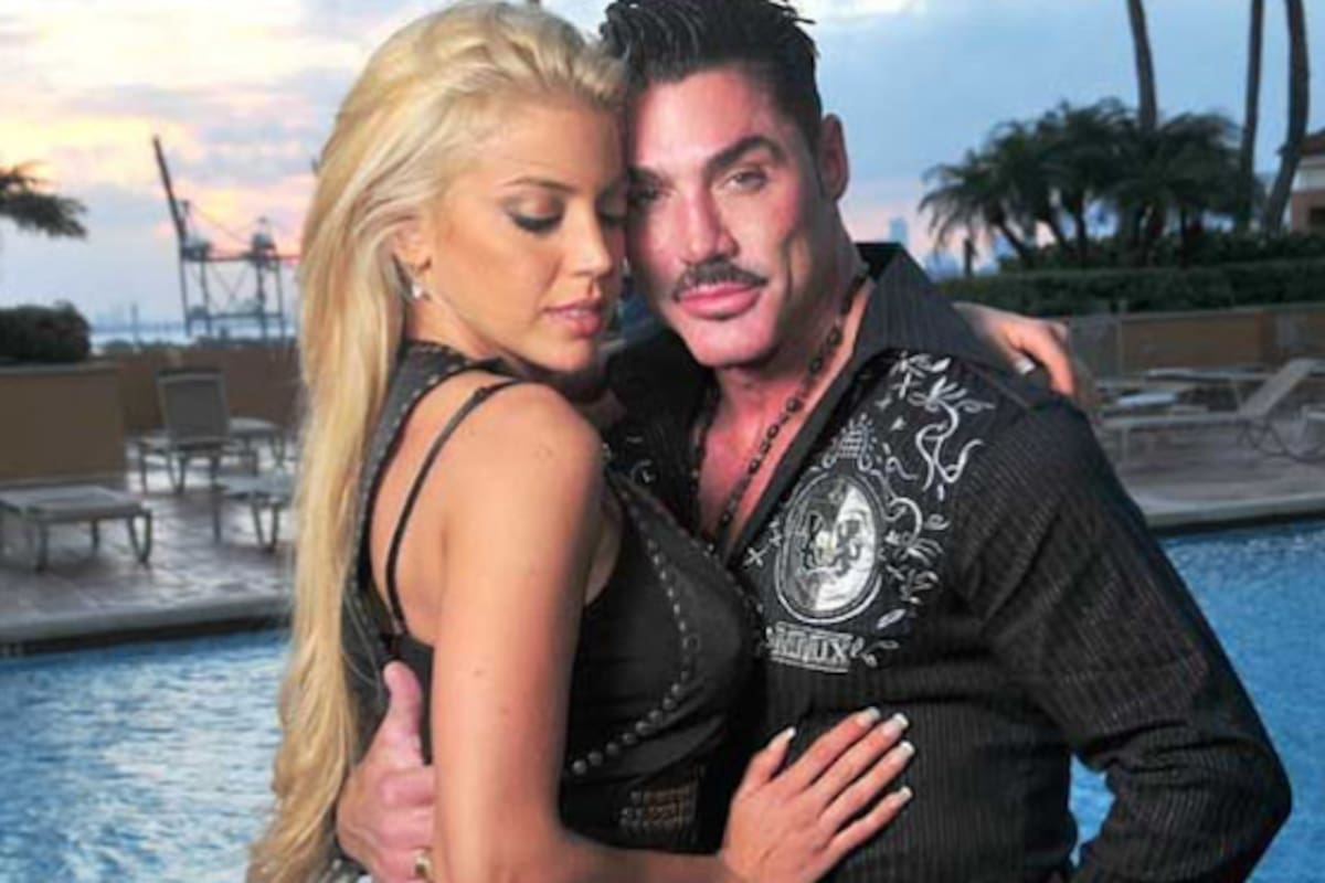 Virginia Gallardo junto a Ricardo Fort