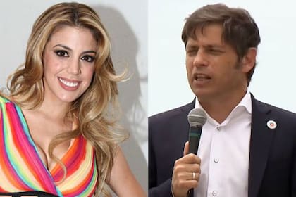 Virginia Gallardo y Axel Kicillof
