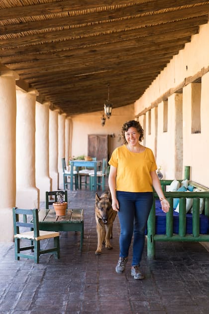 Virginia Ruíz Moreno, la anfitriona de esta finca familiar.